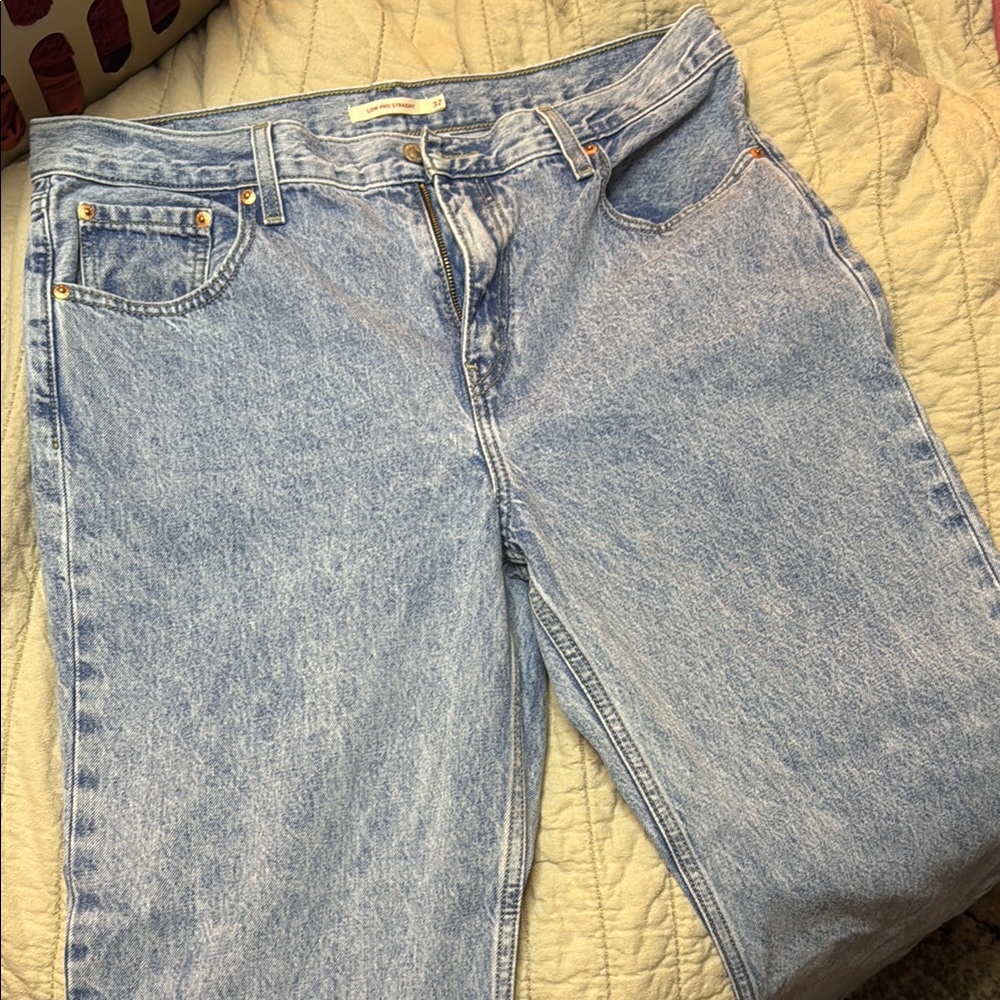 Levi Strauss Light Blue Women's Straight Leg Jeans